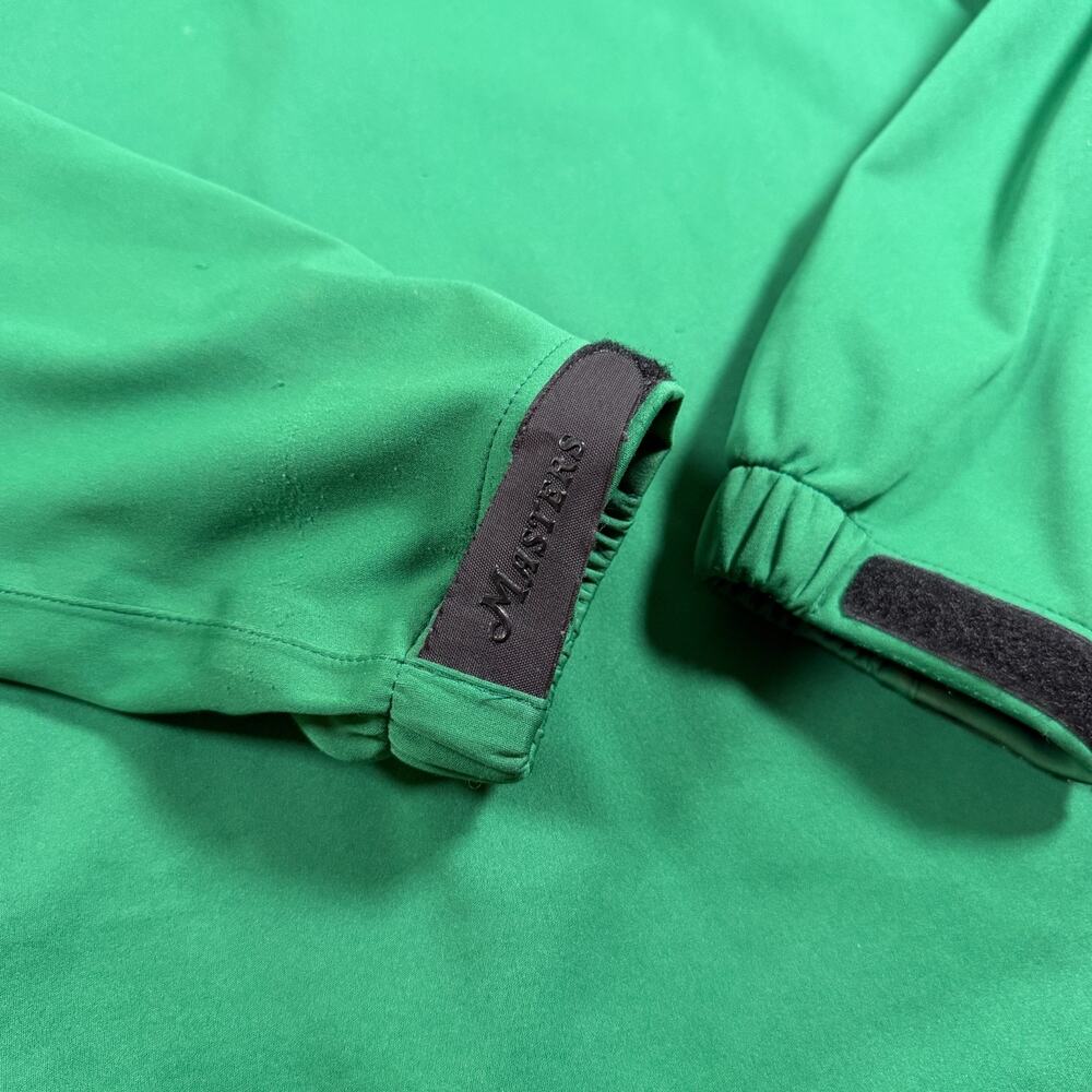 Masters Tournament Tech Green Golf Zip Up Jacket Packable Hood Men's XXL - Picture 6 of 11